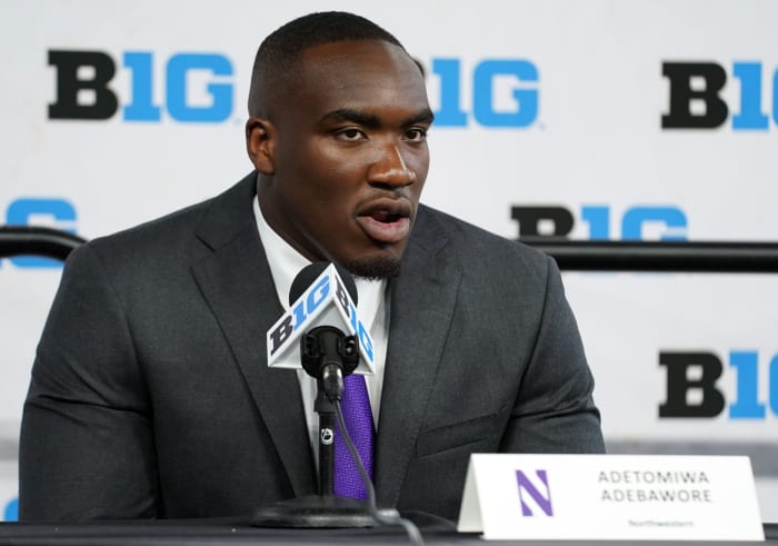 Adetomiwa Adebawore media days